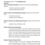 Resume for market research analyst