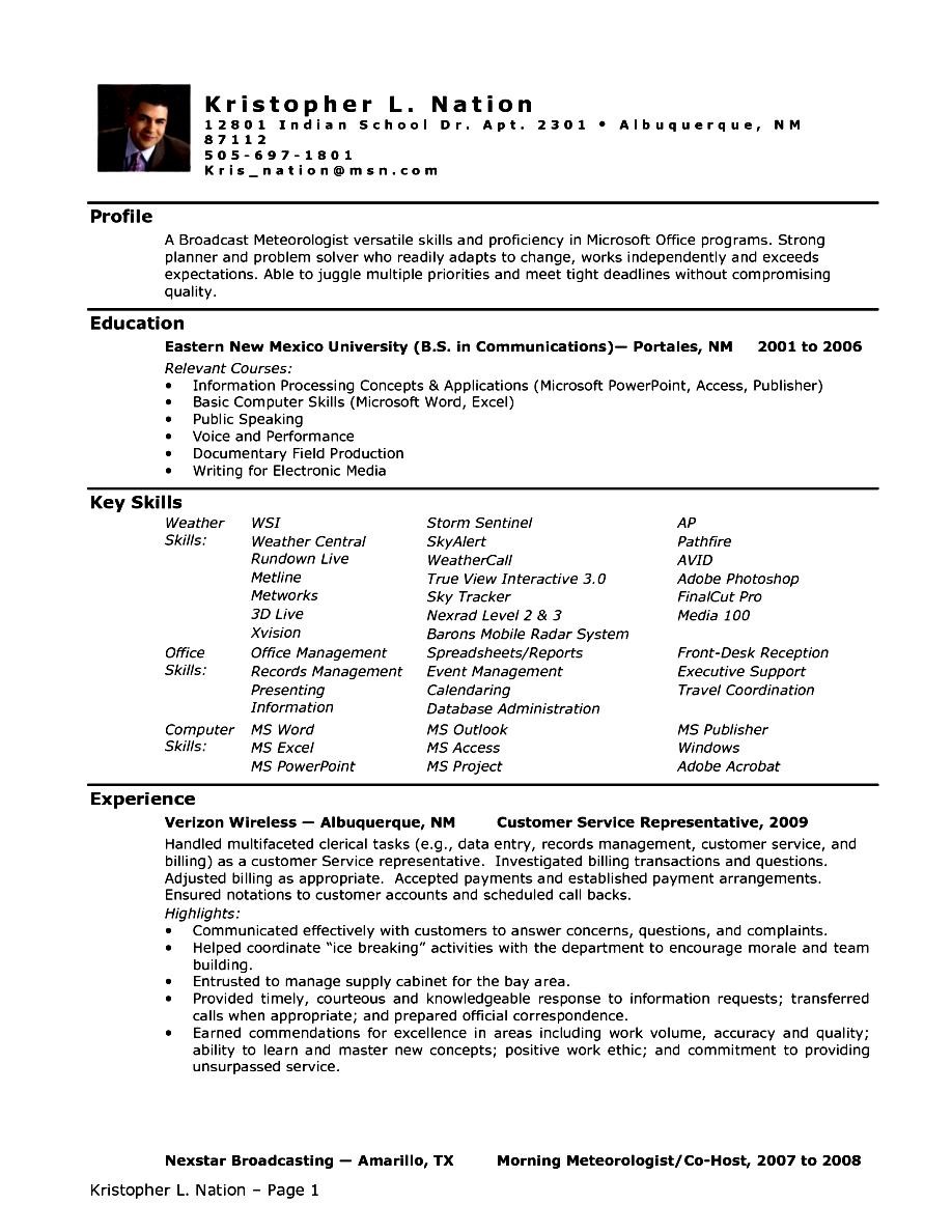 Executive assistant resume free samples