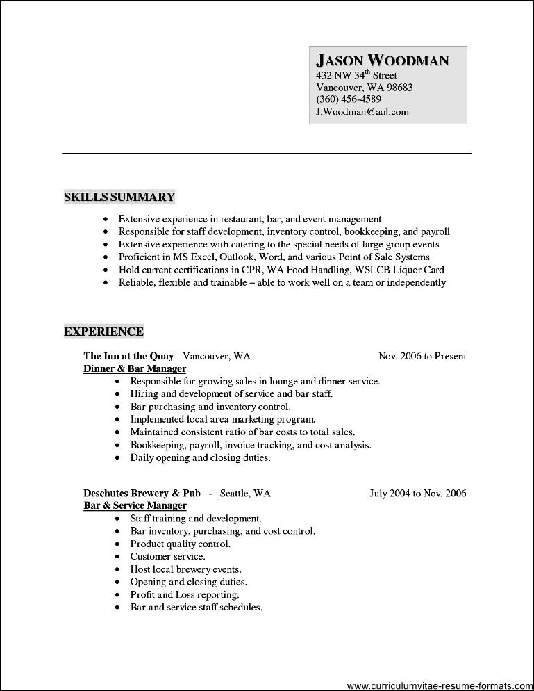 Professional Resume Template Free Online  Free Samples , Examples  Format Resume \/ Curruculum 
