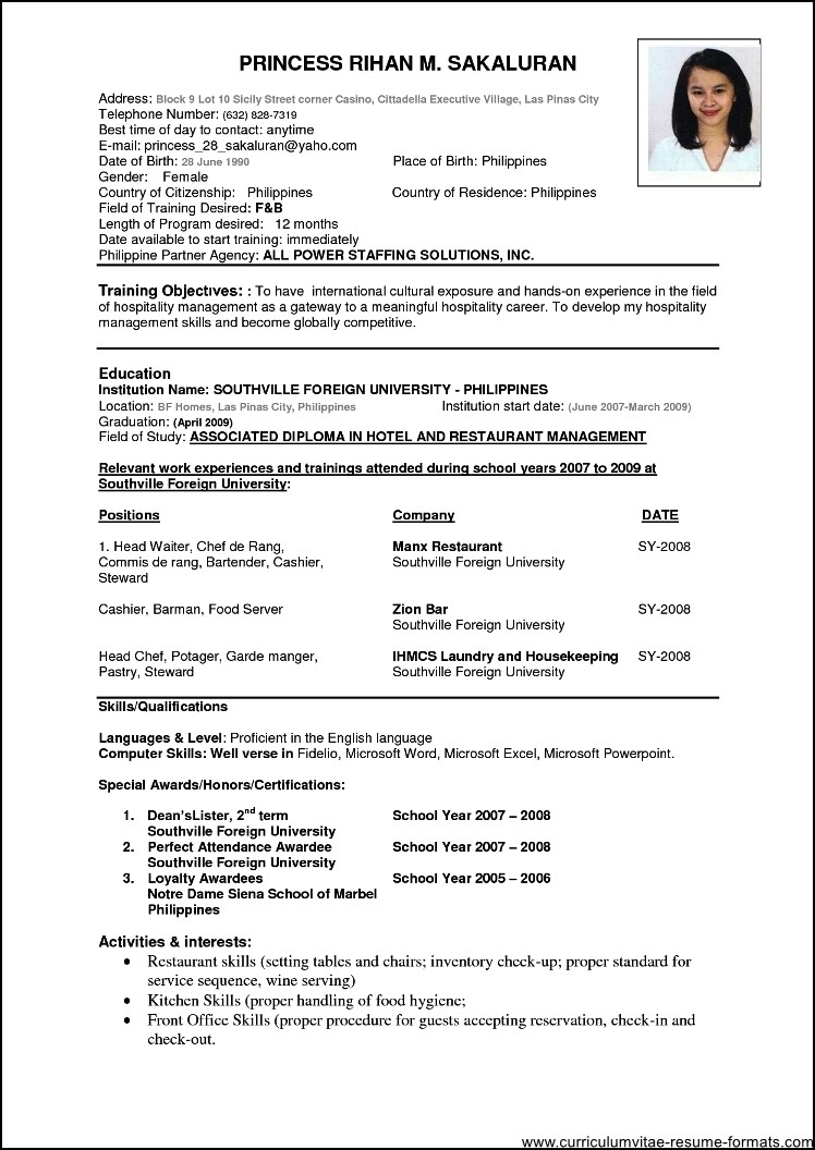sample-resume-format-for-experienced-it-professionals-doc-free