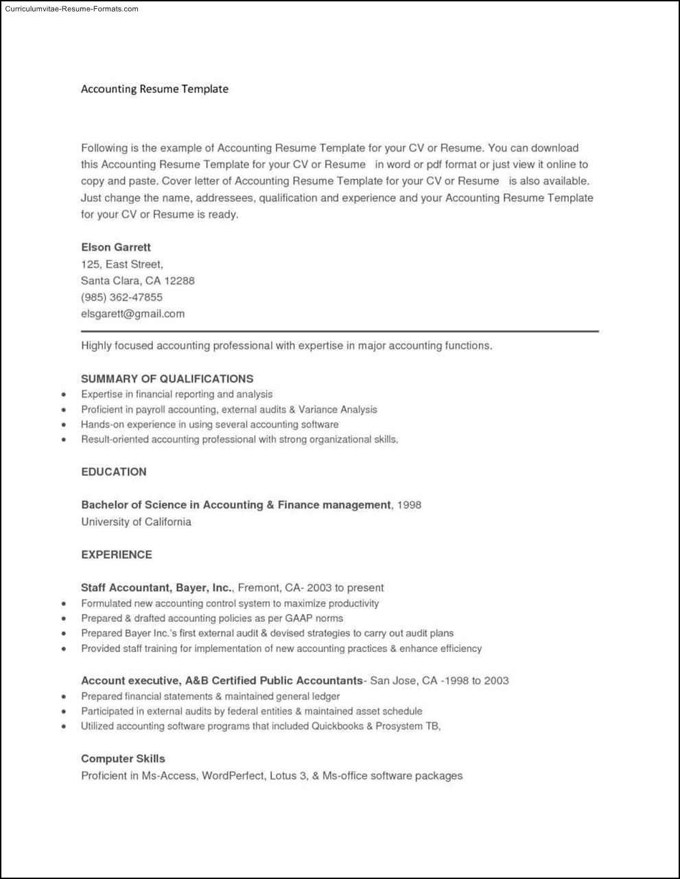 copy-and-paste-resume-templates-free-samples-examples-format