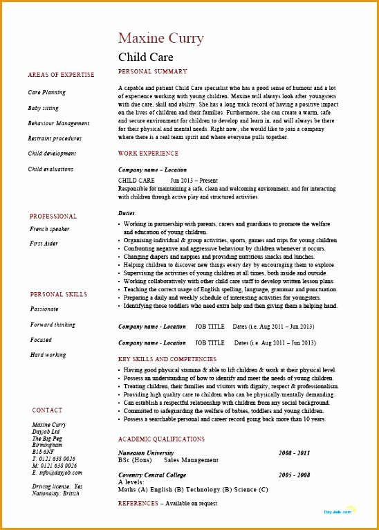 child care resume sample tohuc new child care resume children sample template job description planning young people vulnerable of child care resume sample lcrib596