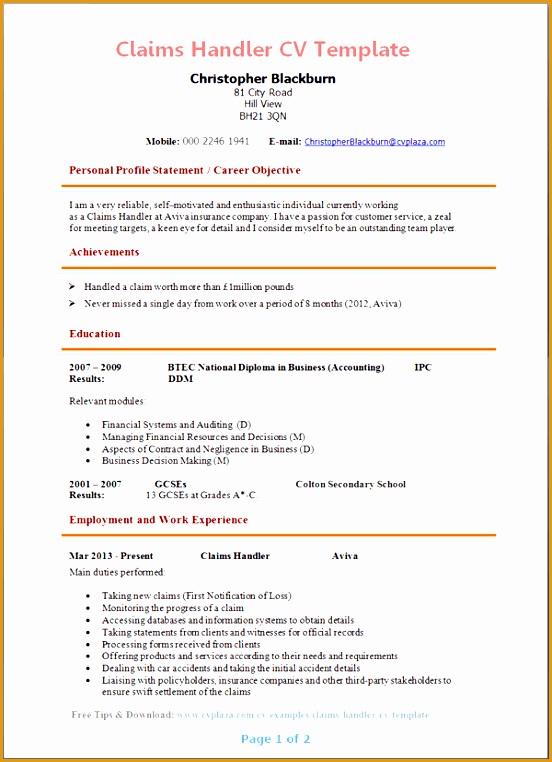 6 resume references sample page