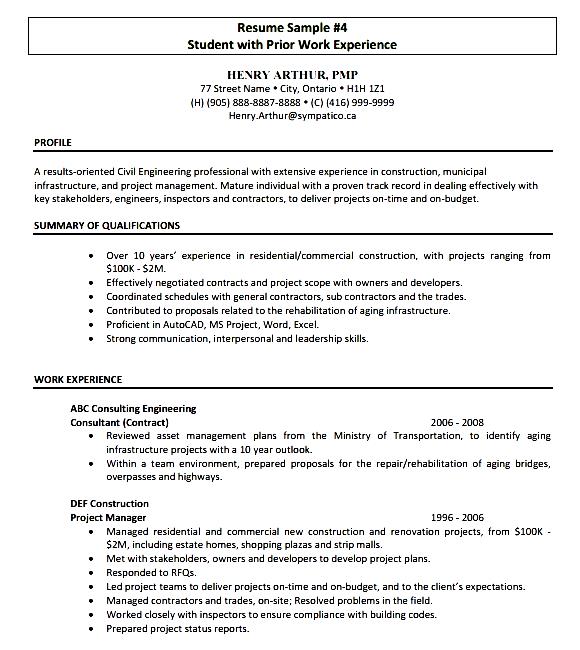 Construction skills resume examples image