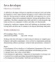 Java Developer Cv Template PDF