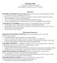 MBA Resume Template Harvard