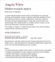Market Research Analyst Cv PDF