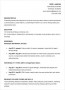 Sample College Student Academic Resume Template