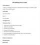 Sample Internet Marketing Resume Template