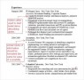 Sample Resume MEMMBA PDF