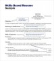 Skills Based Resume Sample PDF