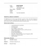 Store Manager Resume Format