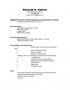 Undergraduate Student CV
