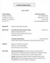 Upper Class Resume Example Template