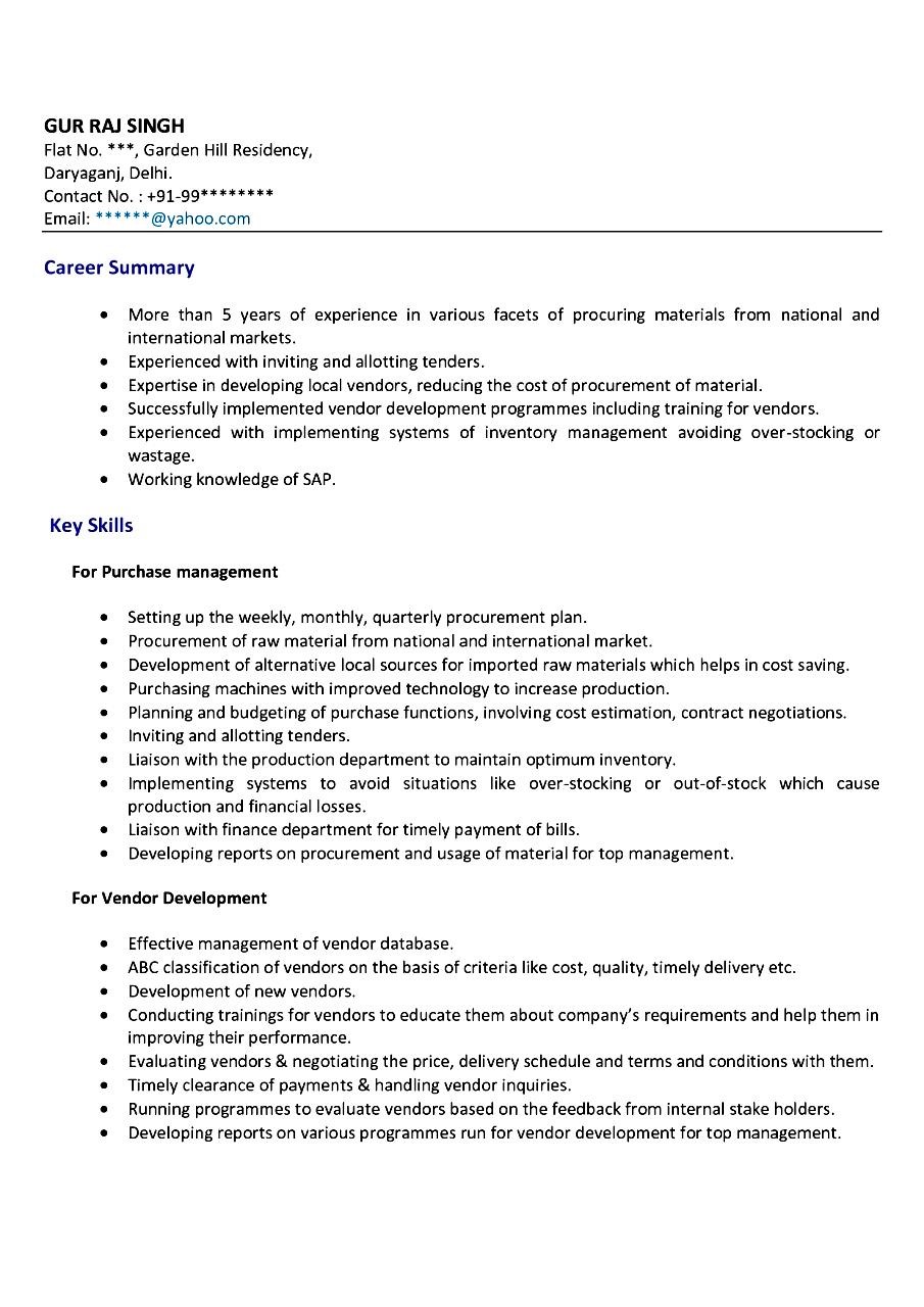 Purchase resume free download