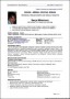Resume Format For 1 Year Experienced It Professionals