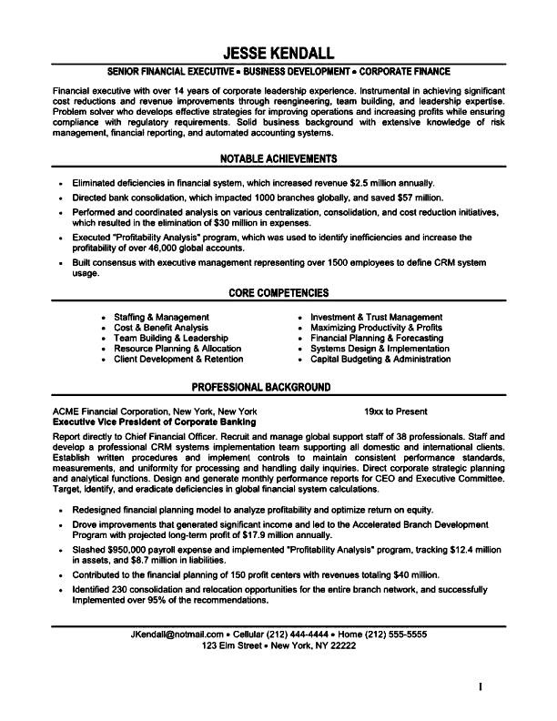 Purchase executive resume in word format