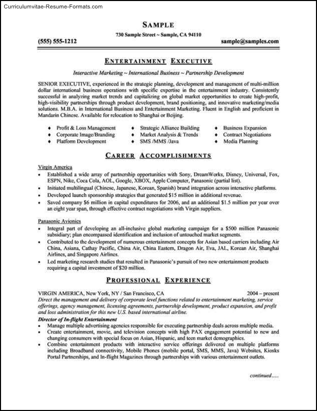 entertainment-resume-template-free-samples-examples-format-resume
