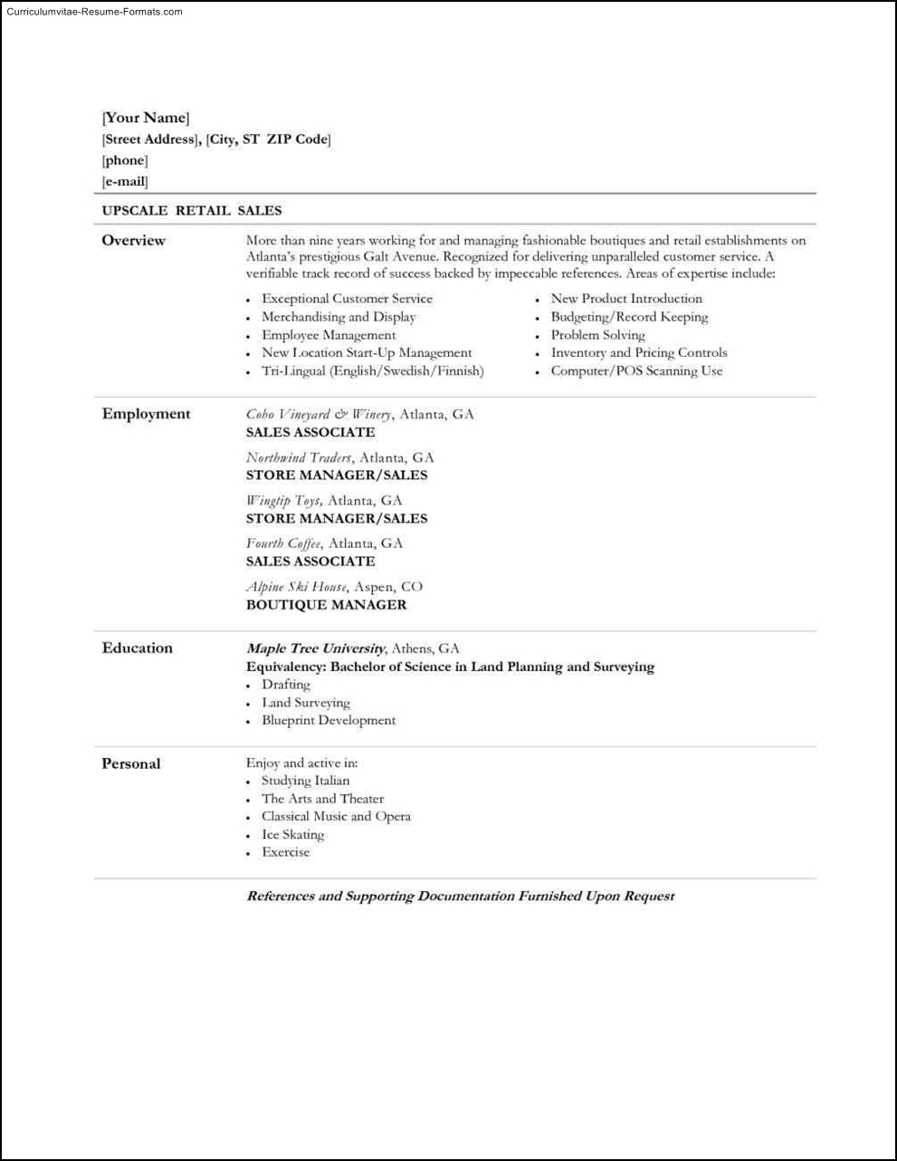 free-retail-resume-templates-free-samples-examples-format-resume