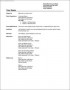 Job Resume Template Download