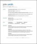 Ms Word Templates Resume