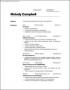 Nursing Resume Template Free