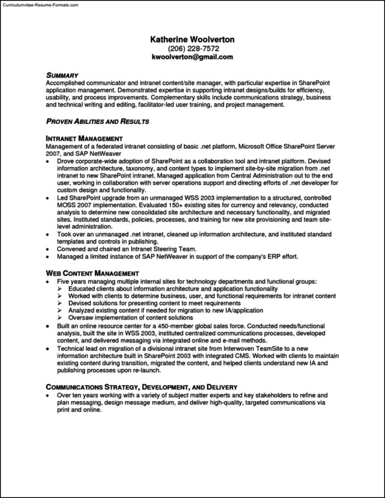 Office.Com Resume Templates