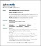 One Job Resume Template