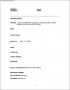 One Page Resume Template Free