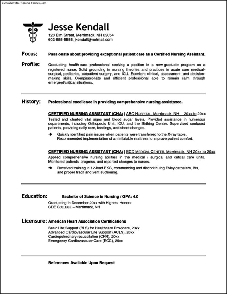 resume-template-for-cna-free-samples-examples-format-resume-curruculum-vitae
