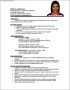 Resume Template For Nursing