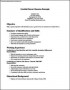 Resume Template For Server