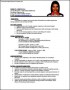 Resume Template Format