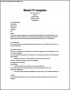 Resume Template Free Download