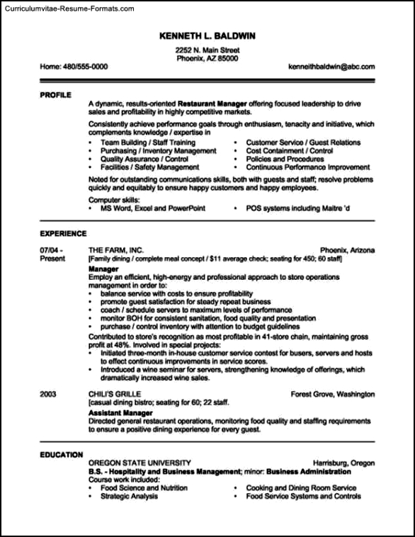 Resume Template Manager