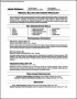 Resume Template Medical
