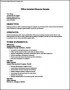 Resume Template Office