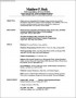 Resume Template Openoffice