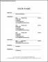 Resume Template Word 2008