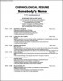 Resume Templates Chronological