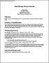 Resume Templates For Retail Jobs