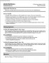 Resume Templates For Waitress