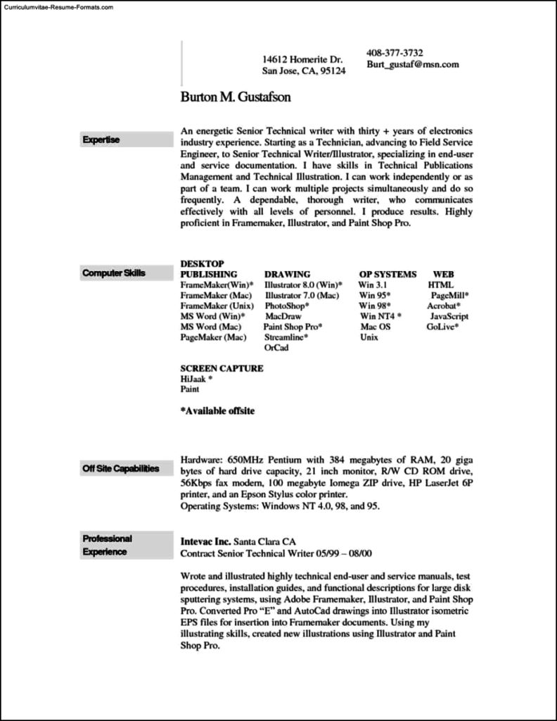 how to make a resume on pages mac