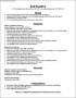 Resume Templates Sample