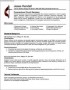 Secretarial Resume Template