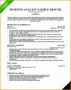 6 Example Business Analyst Resumes