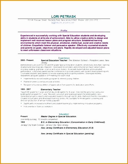sample resume objectives for teachers substitute teacher resume637497