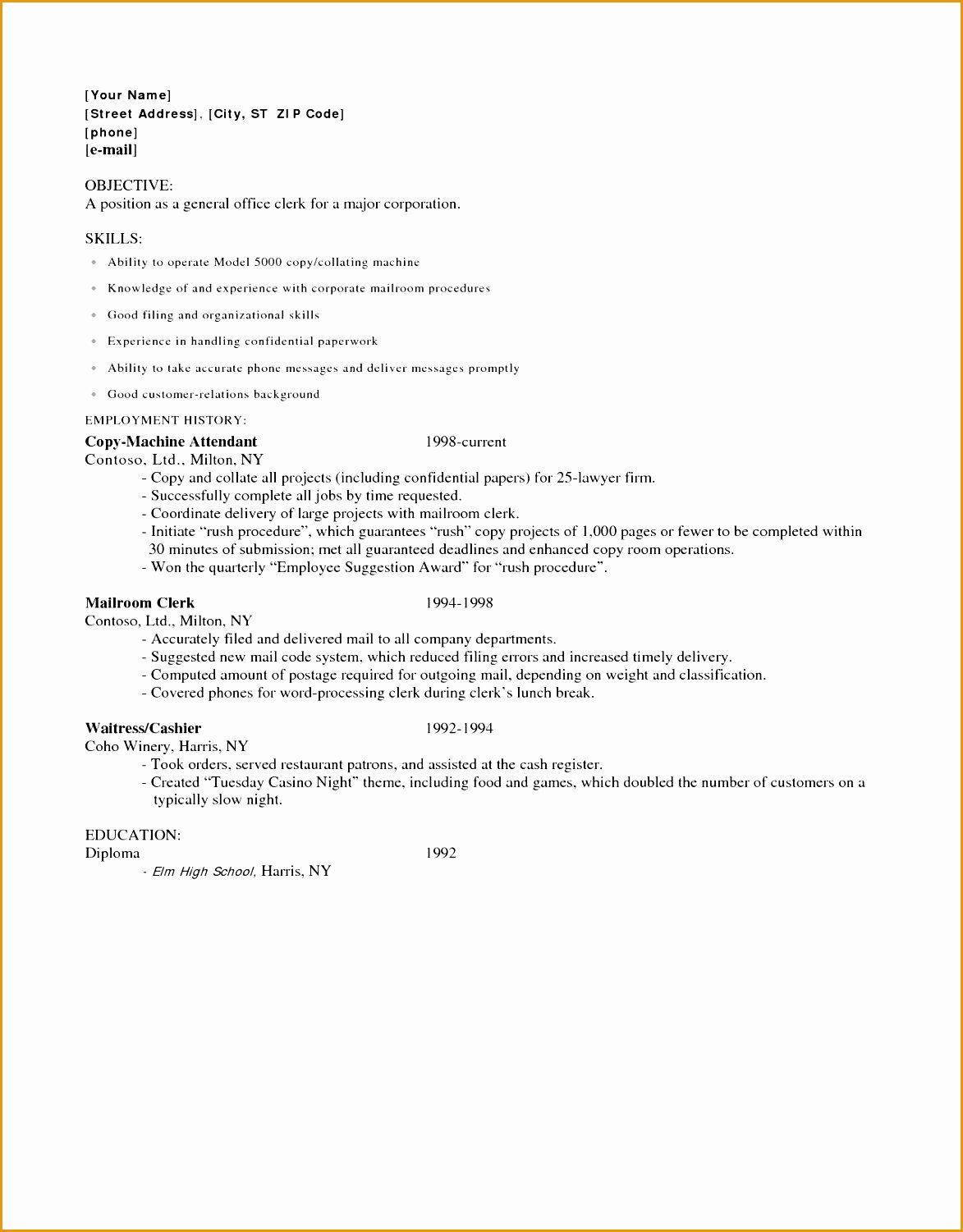 Inspiration Resume for Restaurant Cashier Sample for Resume Samples for Cashier at Restaurant Augustais15011173