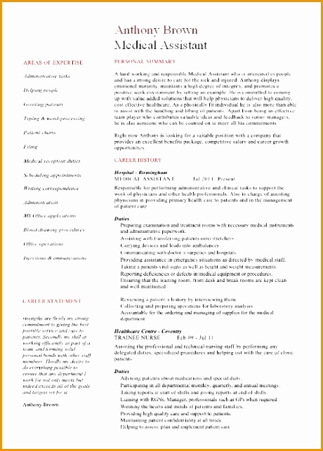 Medical Assistant resume 1643460