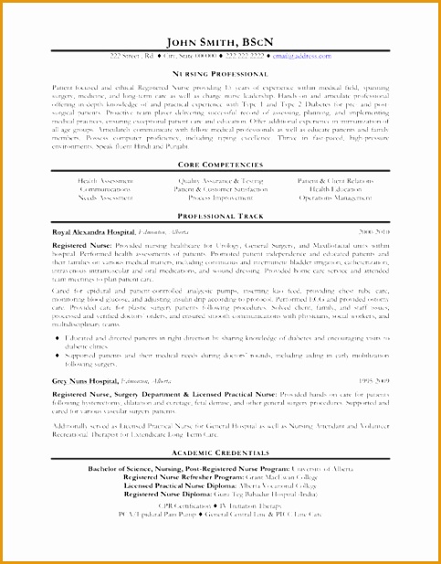 nursing professional resume sample617483
